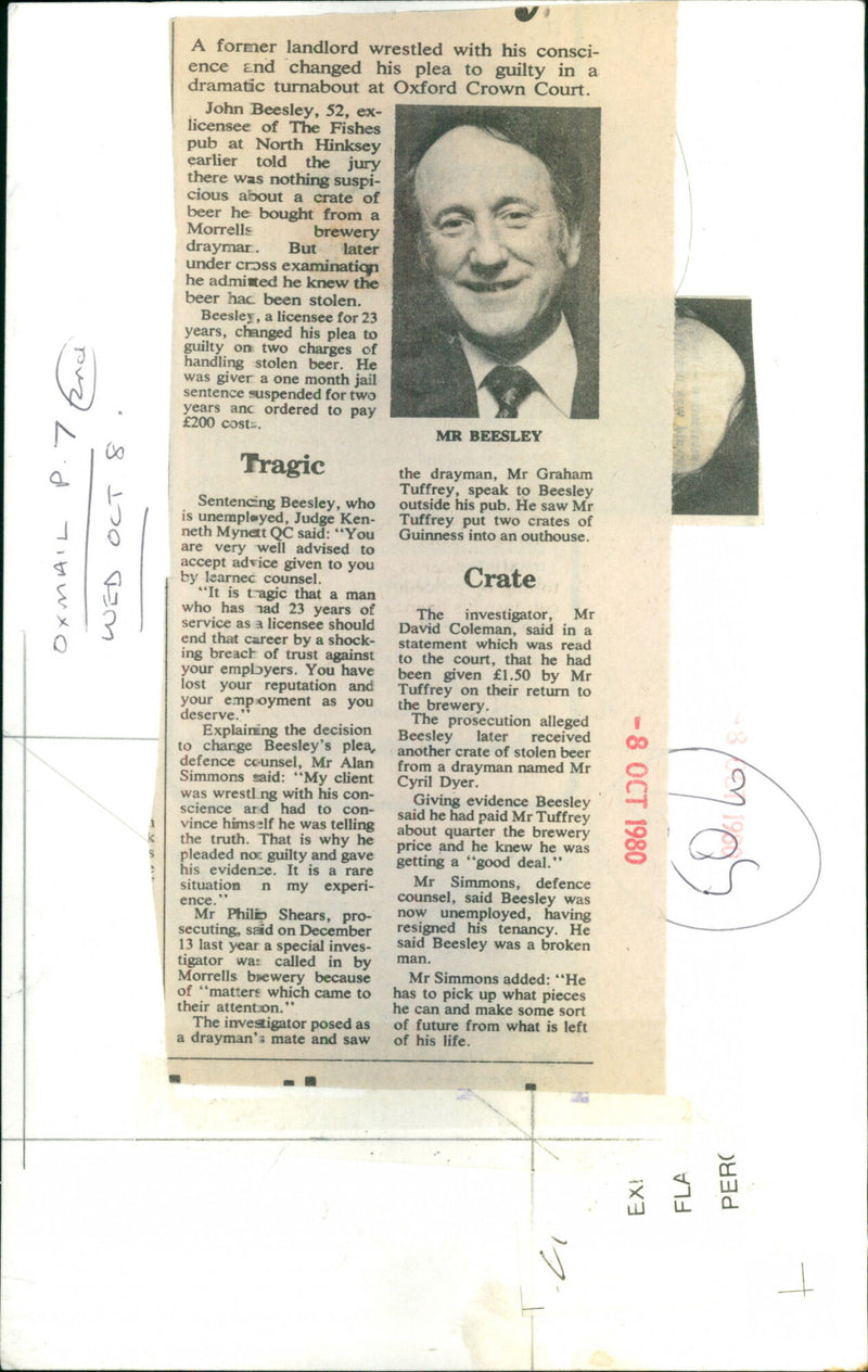 John Beesley - Vintage Photograph