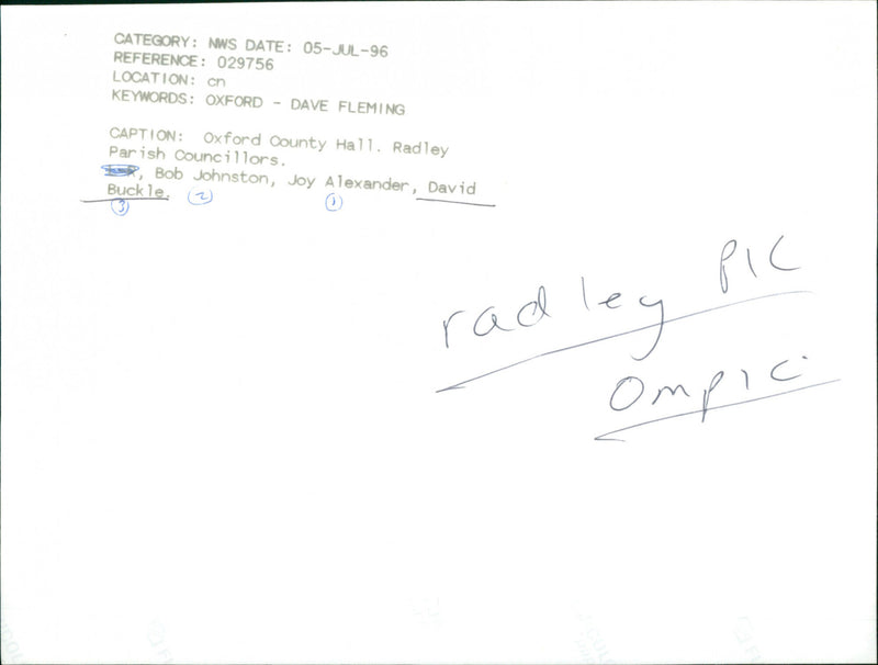 David Buckle - Vintage Photograph