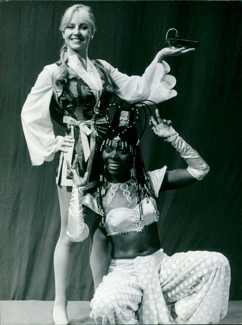 Sarah Greene and Floella Benjamin - Vintage Photograph