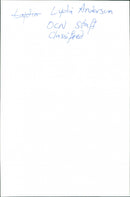 Lydia Anderson - Vintage Photograph