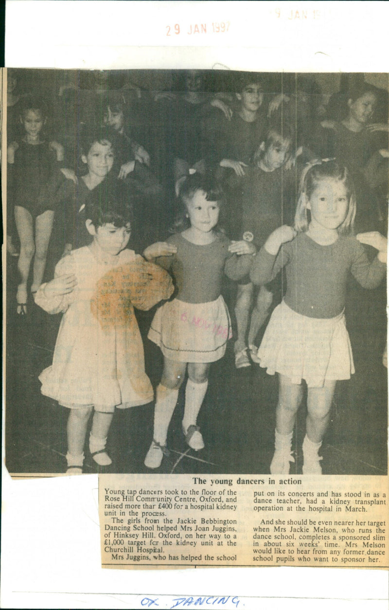 Jackie Bebbington Dancing School - Vintage Photograph