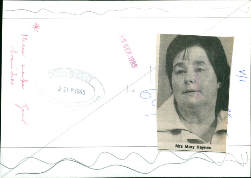 Mary Haynes - Vintage Photograph