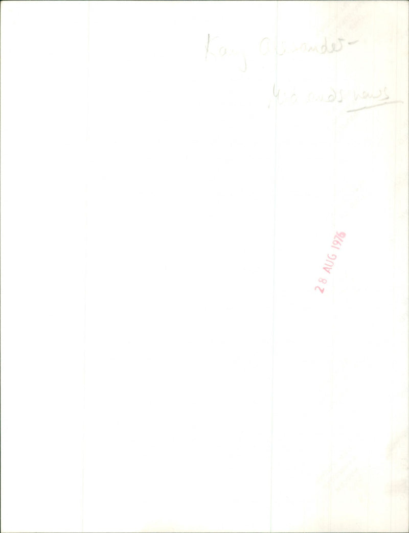 Kay Alexander - Vintage Photograph