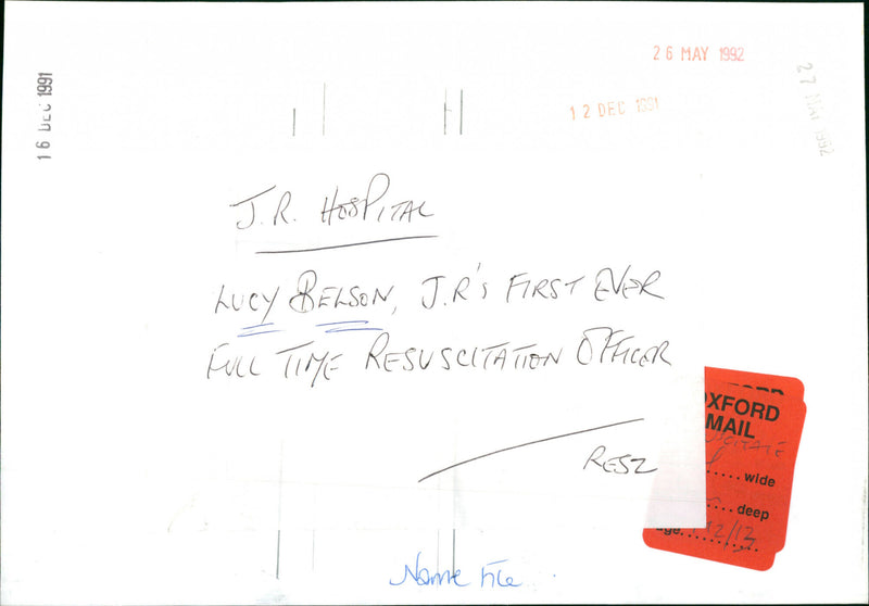 Lucy Belson - Vintage Photograph