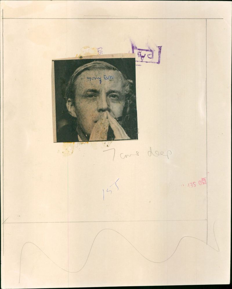 Tony Benn - Vintage Photograph