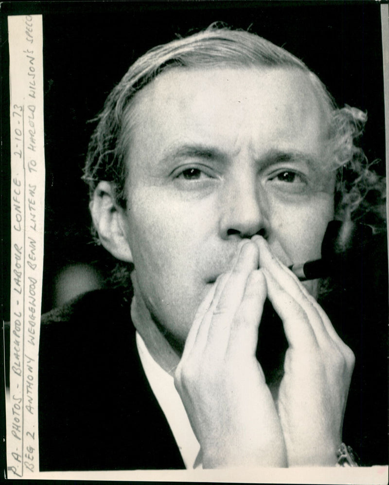 Tony Benn - Vintage Photograph