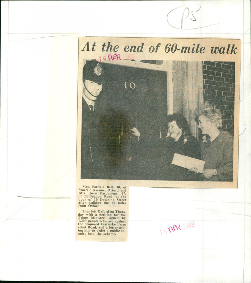 Patricia Ball and Joan Parchment - Vintage Photograph