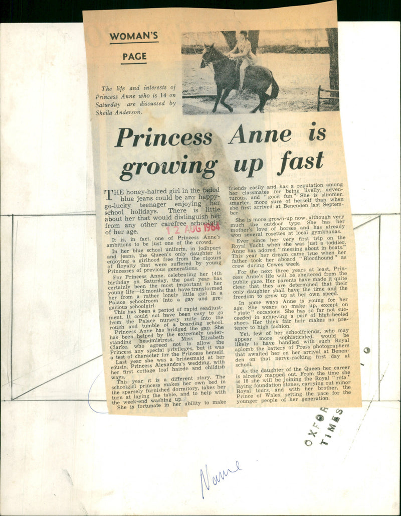 Princess Anne - Vintage Photograph