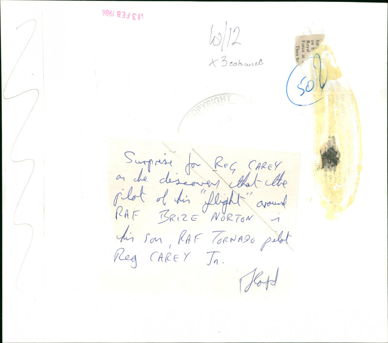 Reg Carey - Vintage Photograph