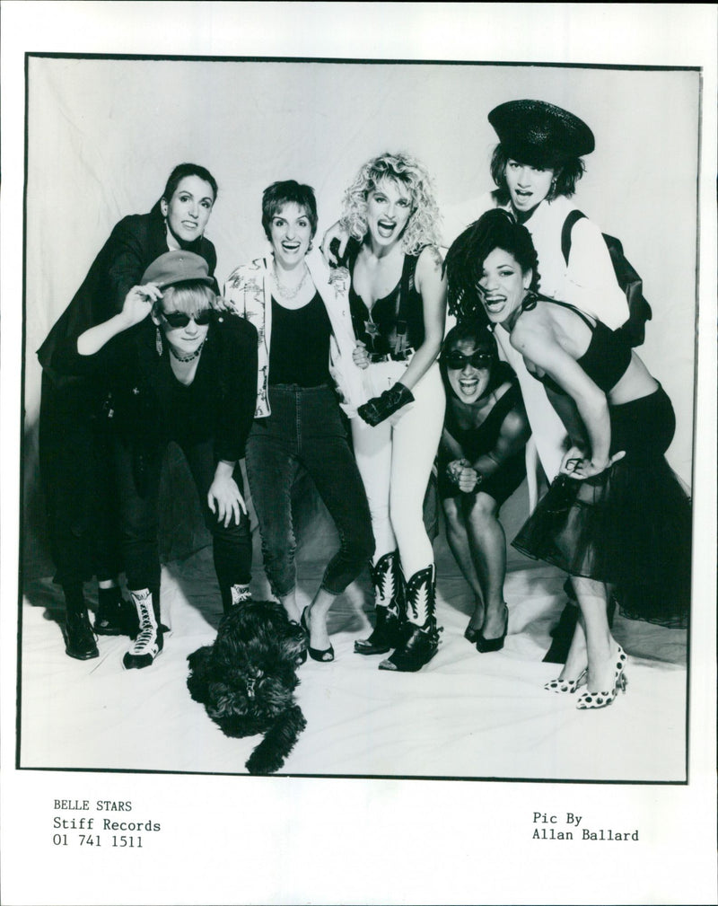 The Belle Stars - Vintage Photograph