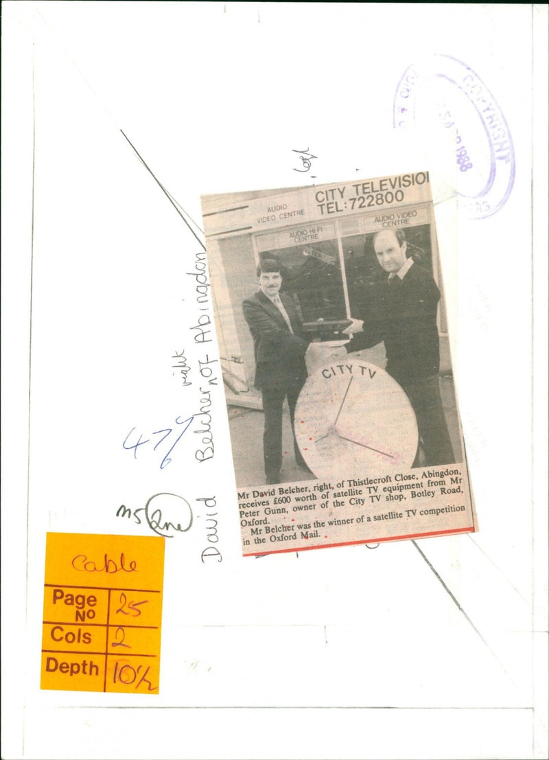 David Belcher - Vintage Photograph