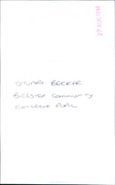 Stuart Becker - Vintage Photograph