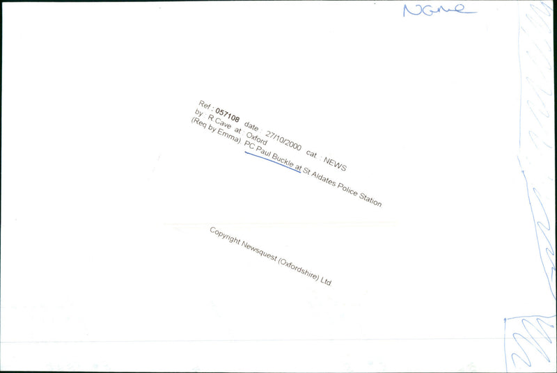 Paul Buckle - Vintage Photograph