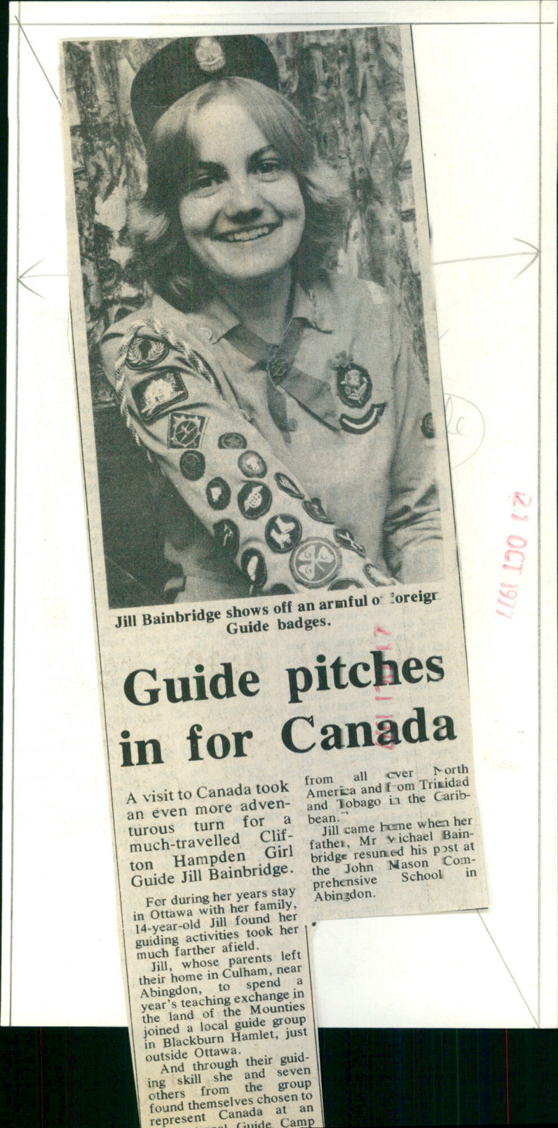 Jill Bainbridge - Vintage Photograph