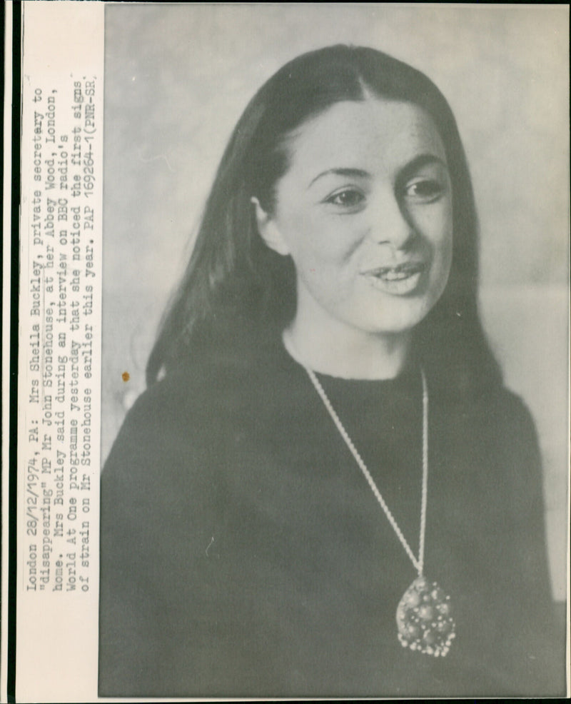 Sheila Buckley - Vintage Photograph