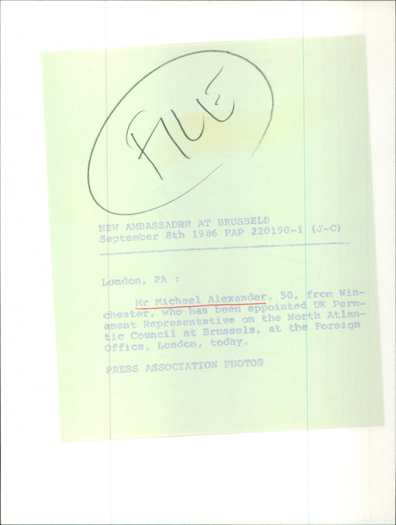 Michael Alexander - Vintage Photograph