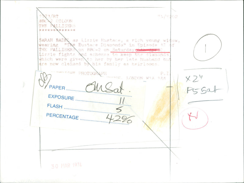 Sarah Badel - Vintage Photograph