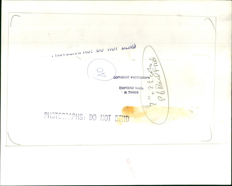 Oliver Bailey - Vintage Photograph