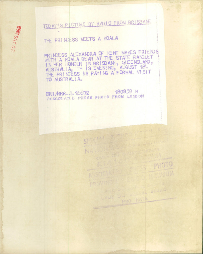 Princess Alexandra of Kent - Vintage Photograph