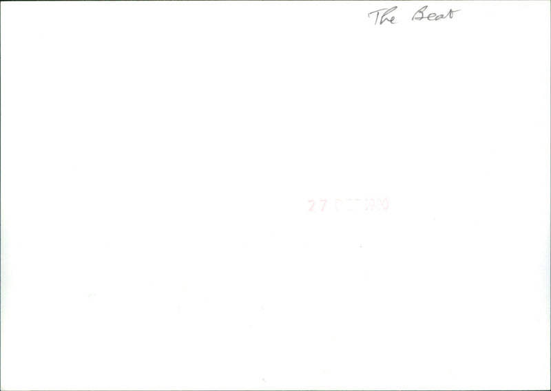 The Beat - Vintage Photograph
