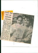 Cara Belady with Mother Lana Belady - Vintage Photograph