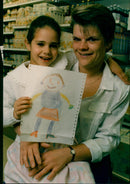 Cara Belady with Mother Lana Belady - Vintage Photograph