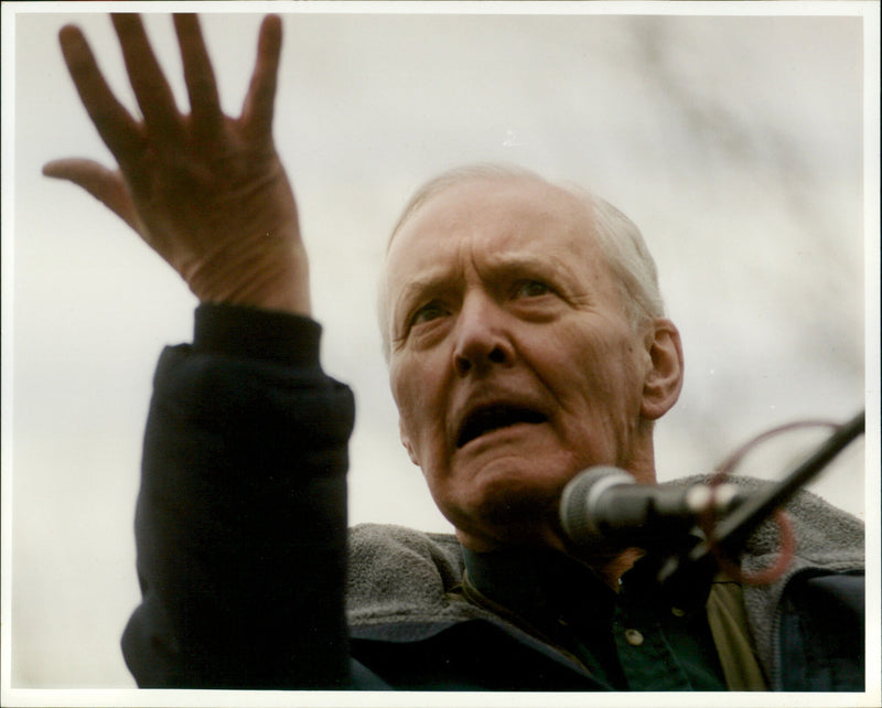 MP Tony Benn - Vintage Photograph