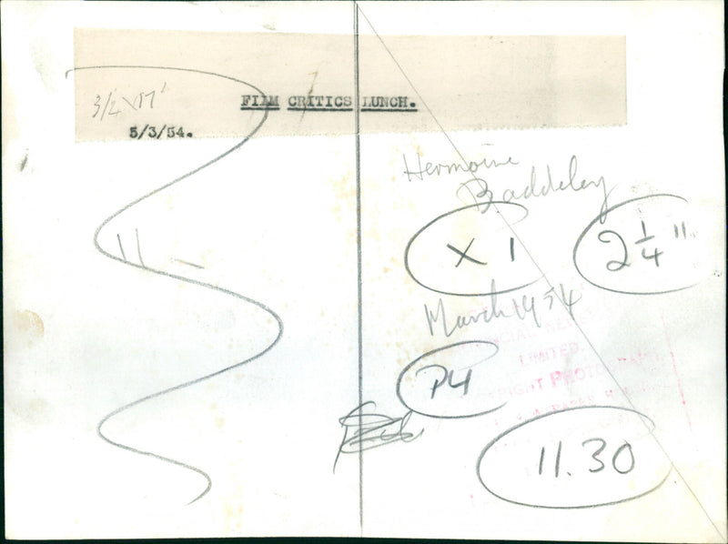 Hermione Baddeley - Vintage Photograph