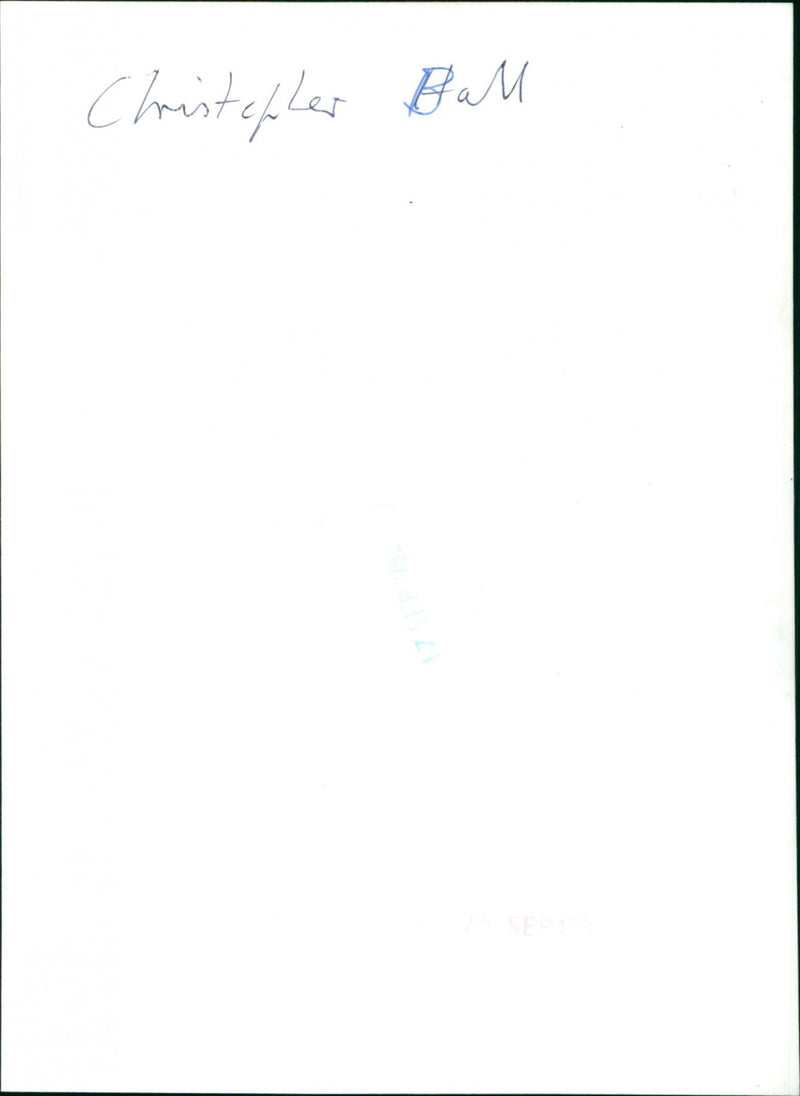 Christopher Ball - Vintage Photograph