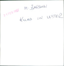 Michael Bagshaw - Vintage Photograph