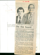 Graham Roberts (left) and Alan Buckle - Vintage Photograph