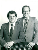Graham Roberts (left) and Alan Buckle - Vintage Photograph