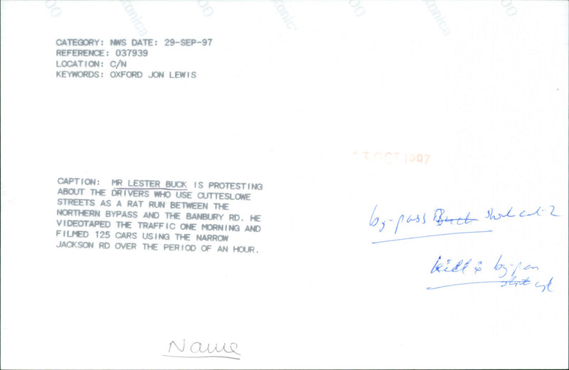 Mr. Lester Buck - Vintage Photograph