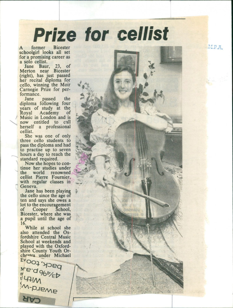 Jane Baur - Vintage Photograph