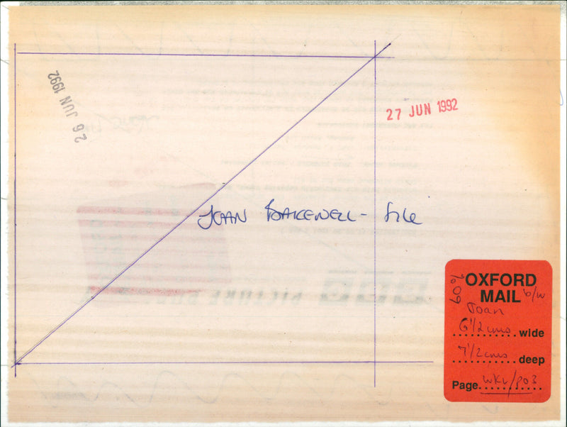 Joan Bakewell - Vintage Photograph