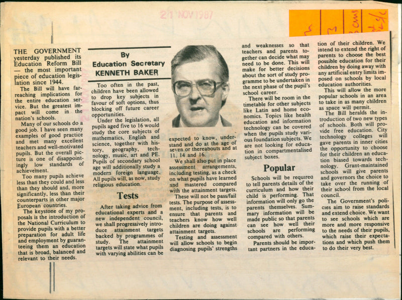 Kenneth Baker - Vintage Photograph