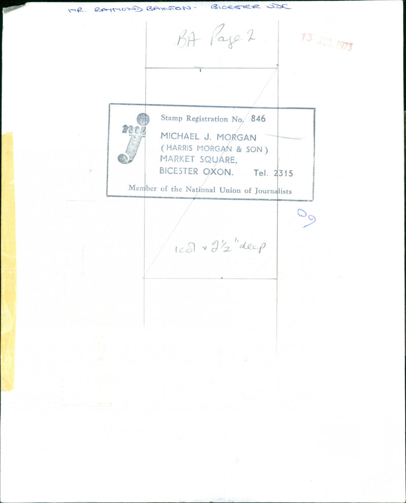 Raymond Bainton - Vintage Photograph