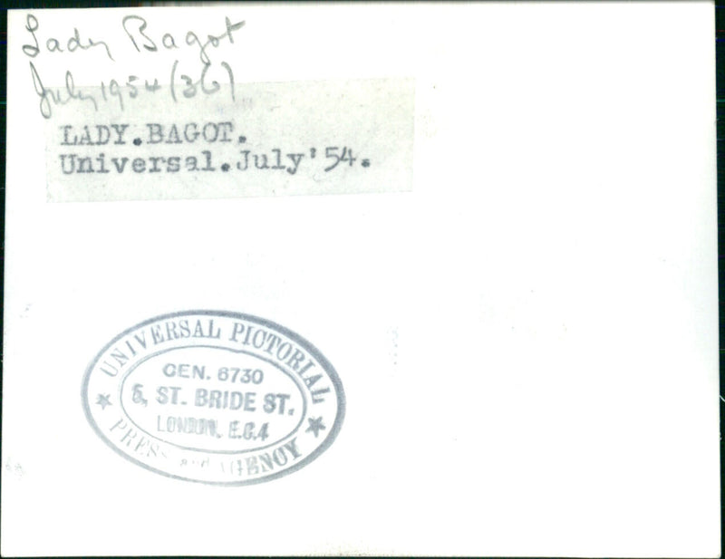 Lady Bagot - Vintage Photograph