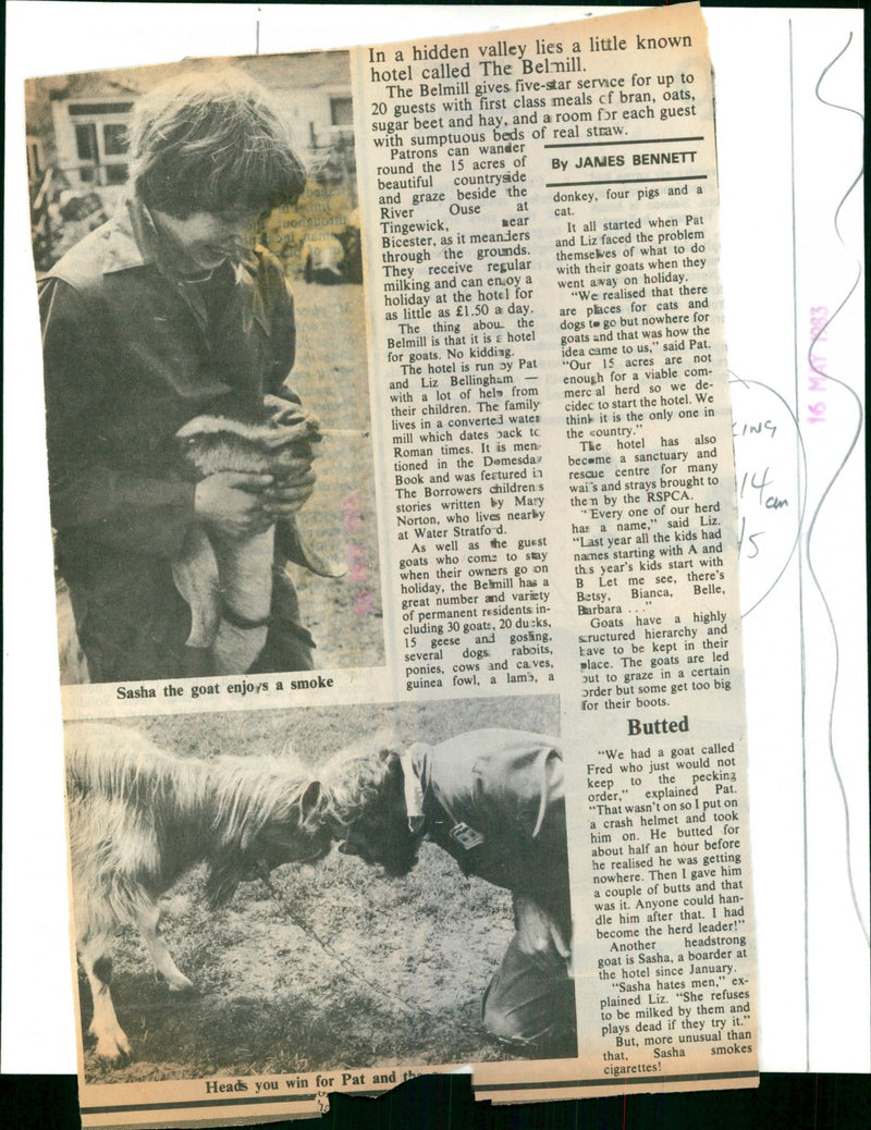Pat and Liz Bellingham - Vintage Photograph
