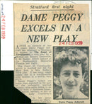 Dame Peggy Ashcroft - Vintage Photograph