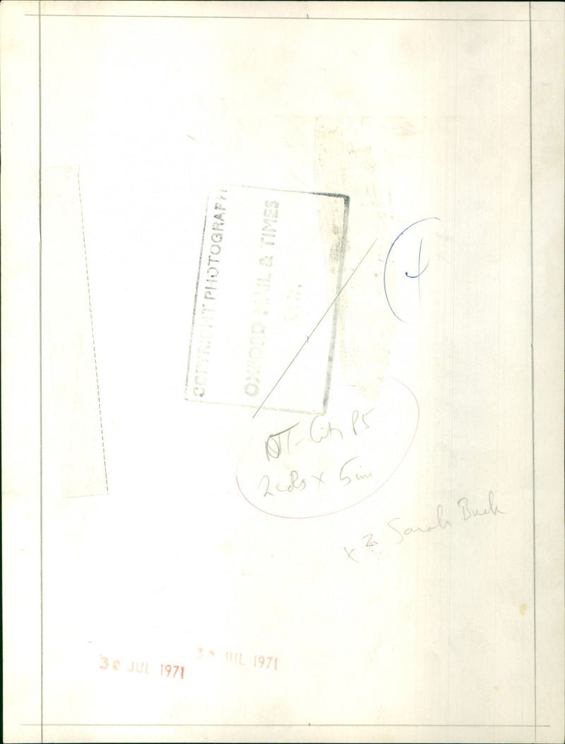 Sarah Buck - Vintage Photograph