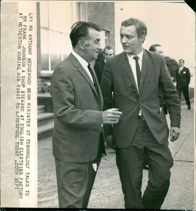 Tony Benn - Vintage Photograph