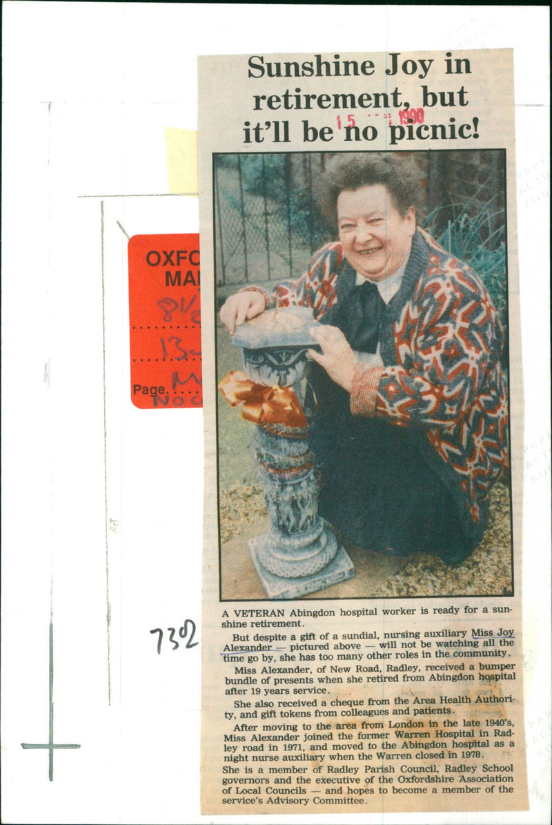 Joy Alexander - Vintage Photograph