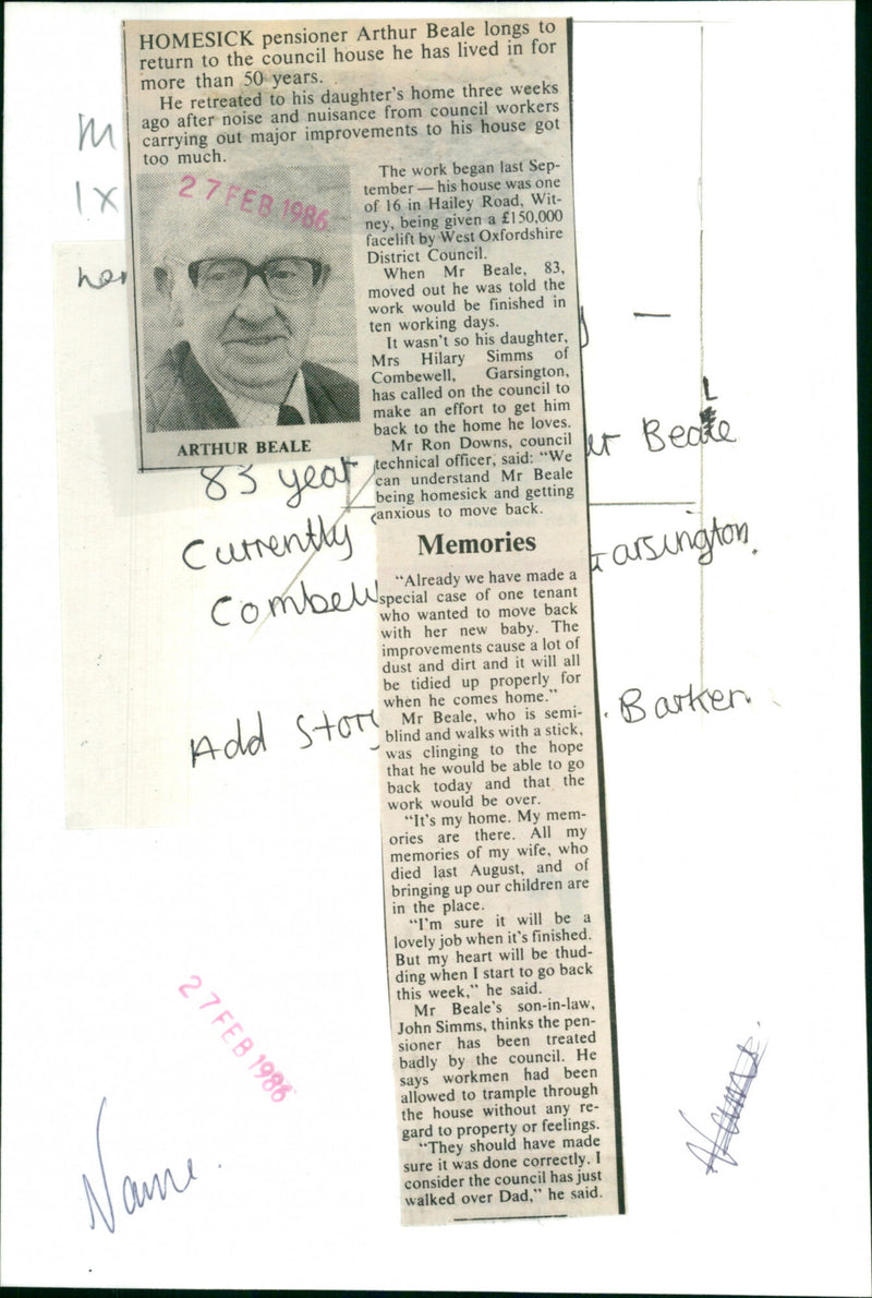 Arthur Beale - Vintage Photograph