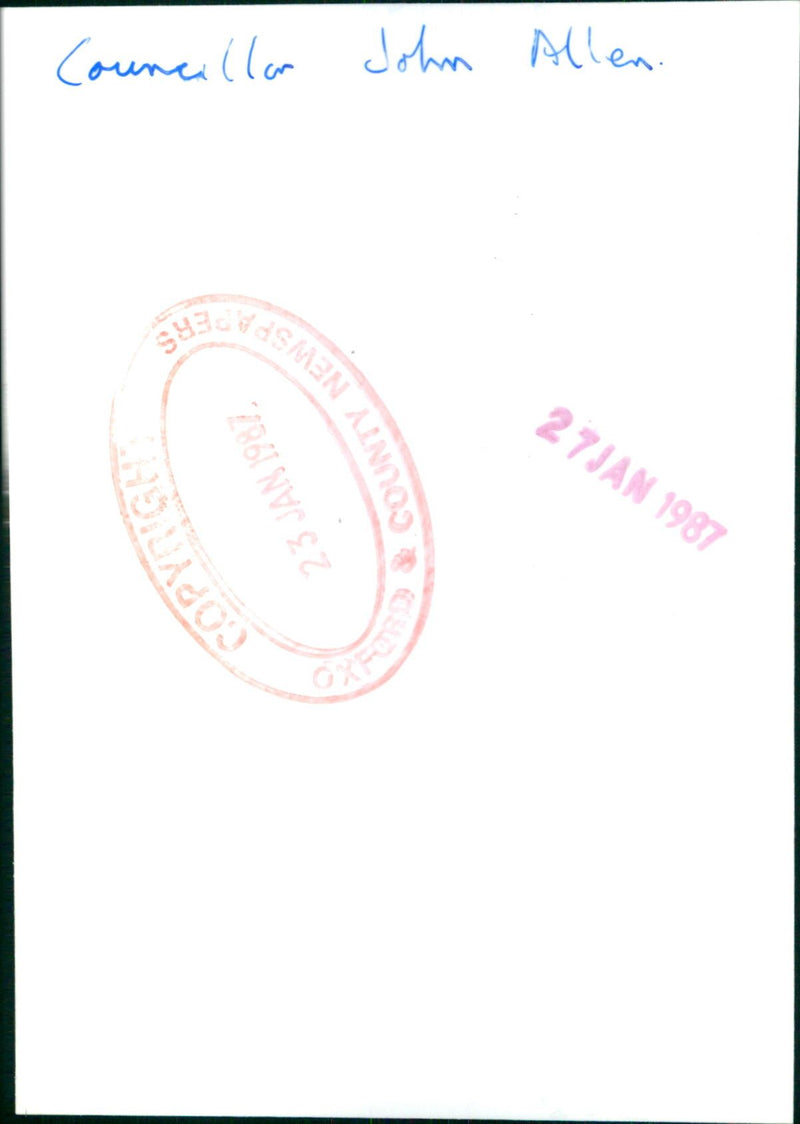 John Allen - Vintage Photograph