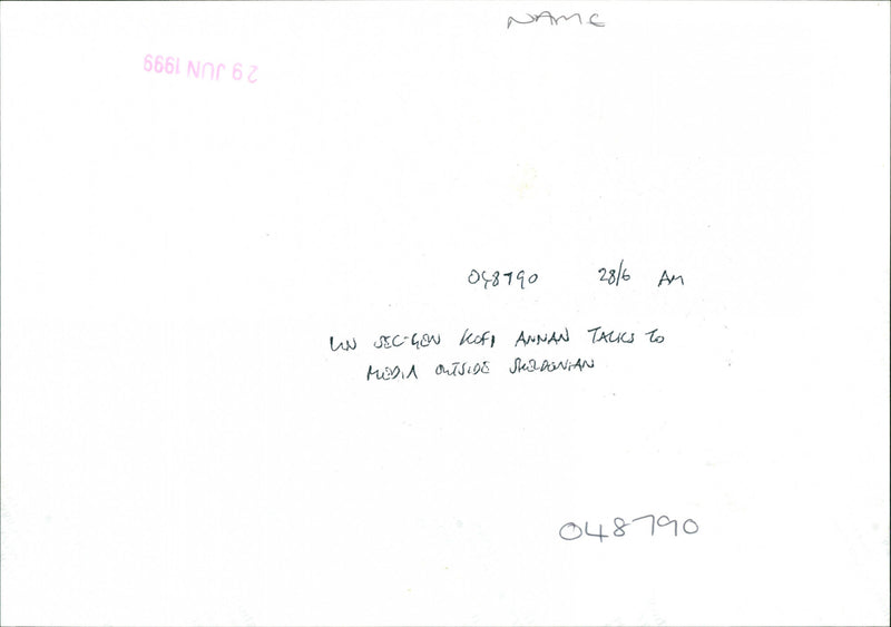 Kofi Annan - Vintage Photograph