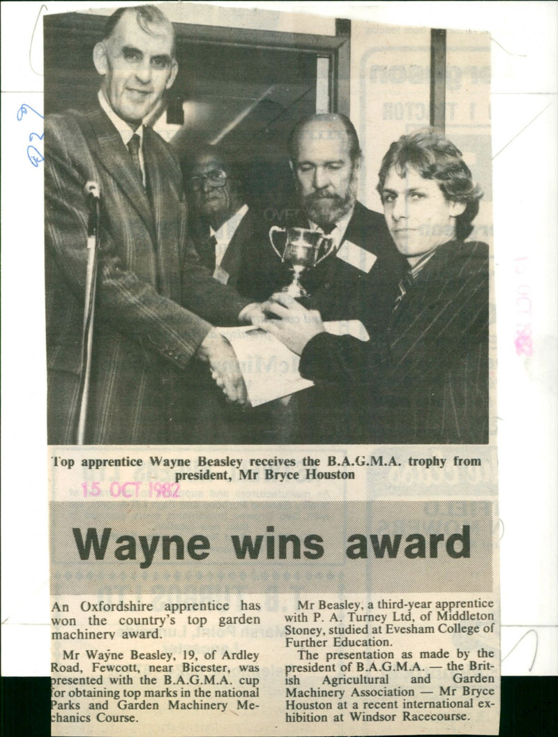 Wayne Beasley and Bryce Houston - Vintage Photograph