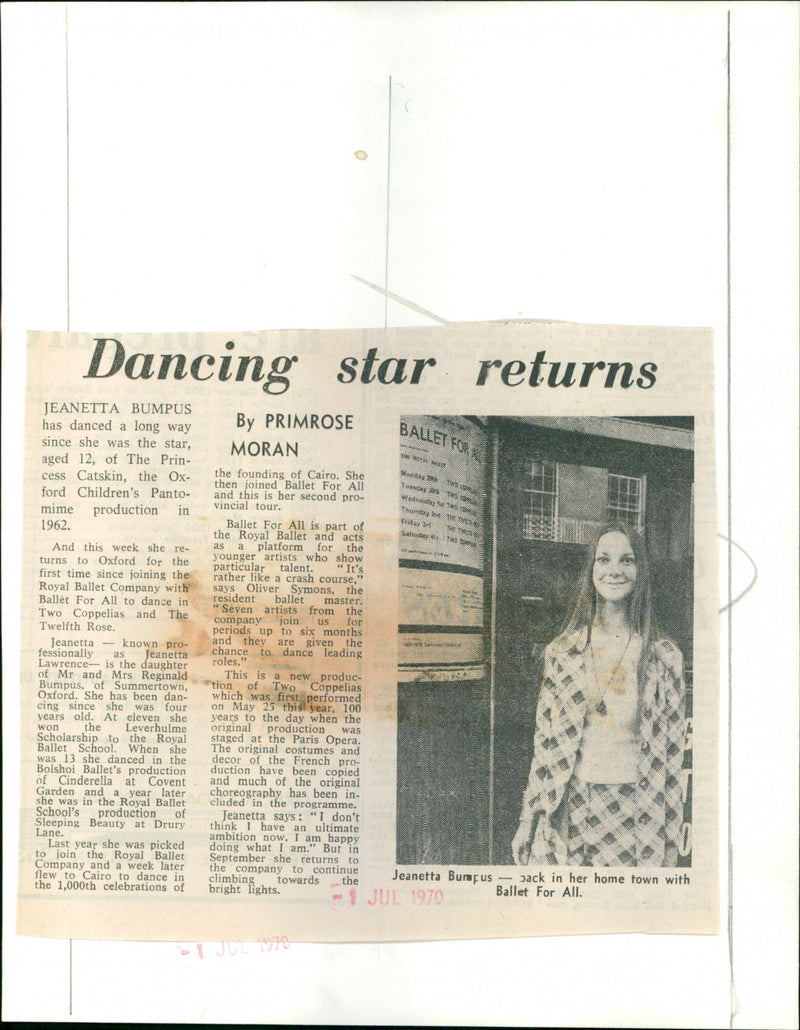 Jeanetta Bumpus - Vintage Photograph