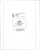 Alan Beith - Vintage Photograph