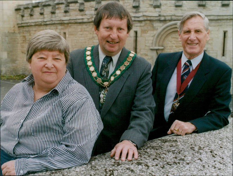 Joy Alexander, Bob Johnston, and David Buckle - Vintage Photograph